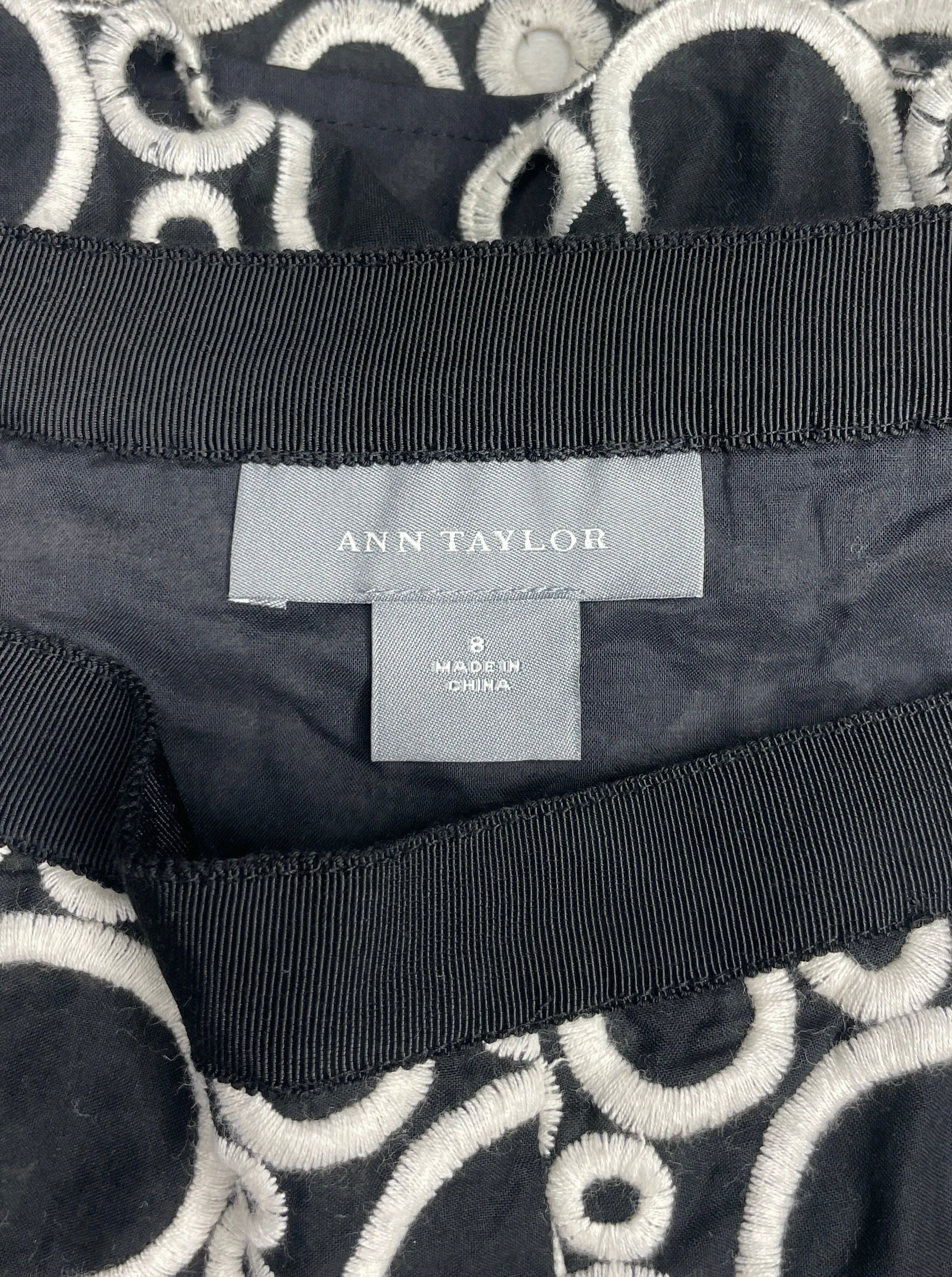 Ann Taylor | US | skirt | size 8 | knee length | 100% cotton