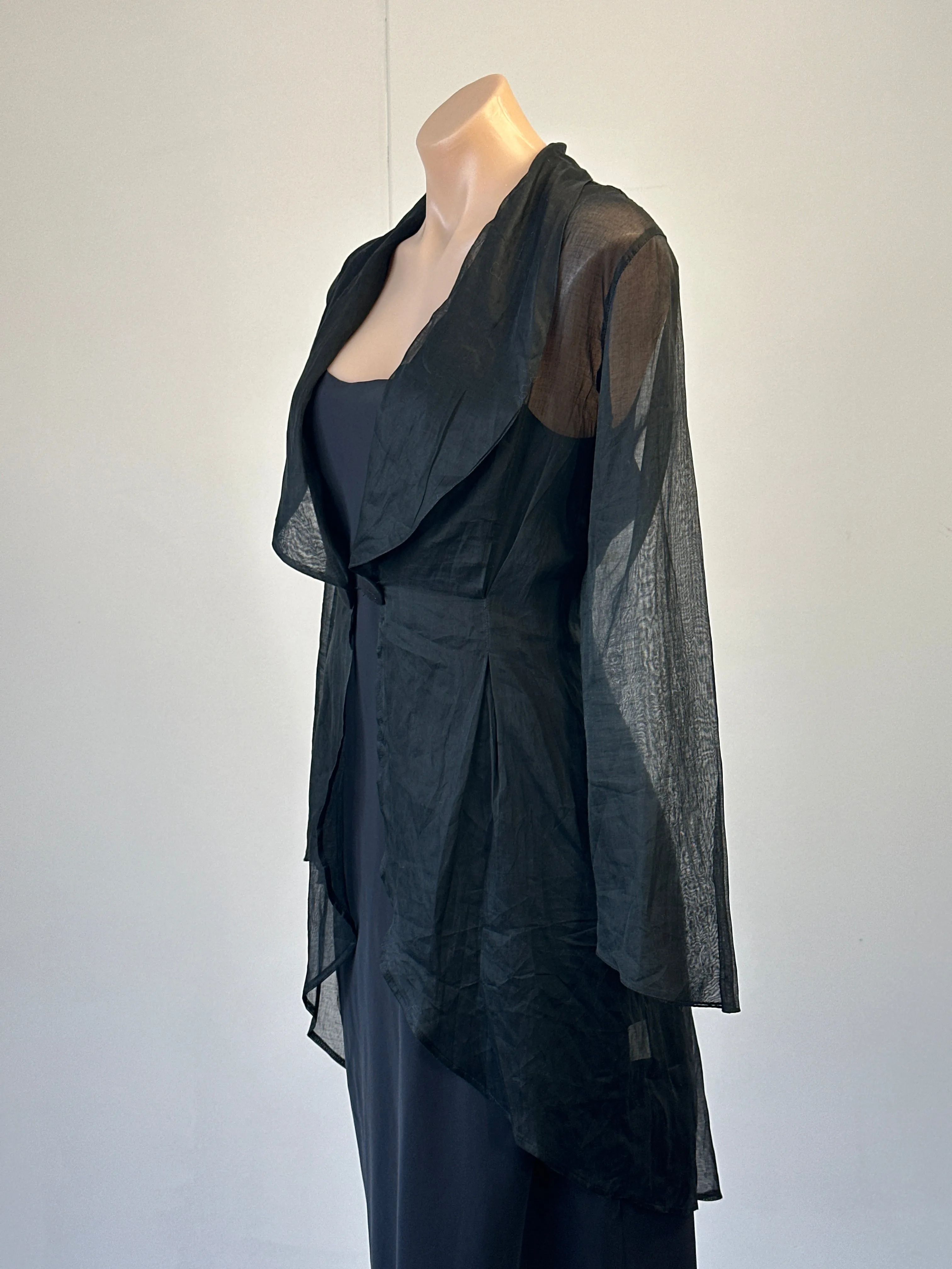 Anne Fontaine | Paris | jacket | size 8 | single breasted | 100% cotton | made in France