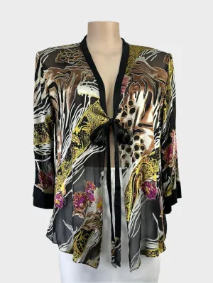 Anthea Crawford | jacket | size 16 | tie front | made in Australia 🇦🇺