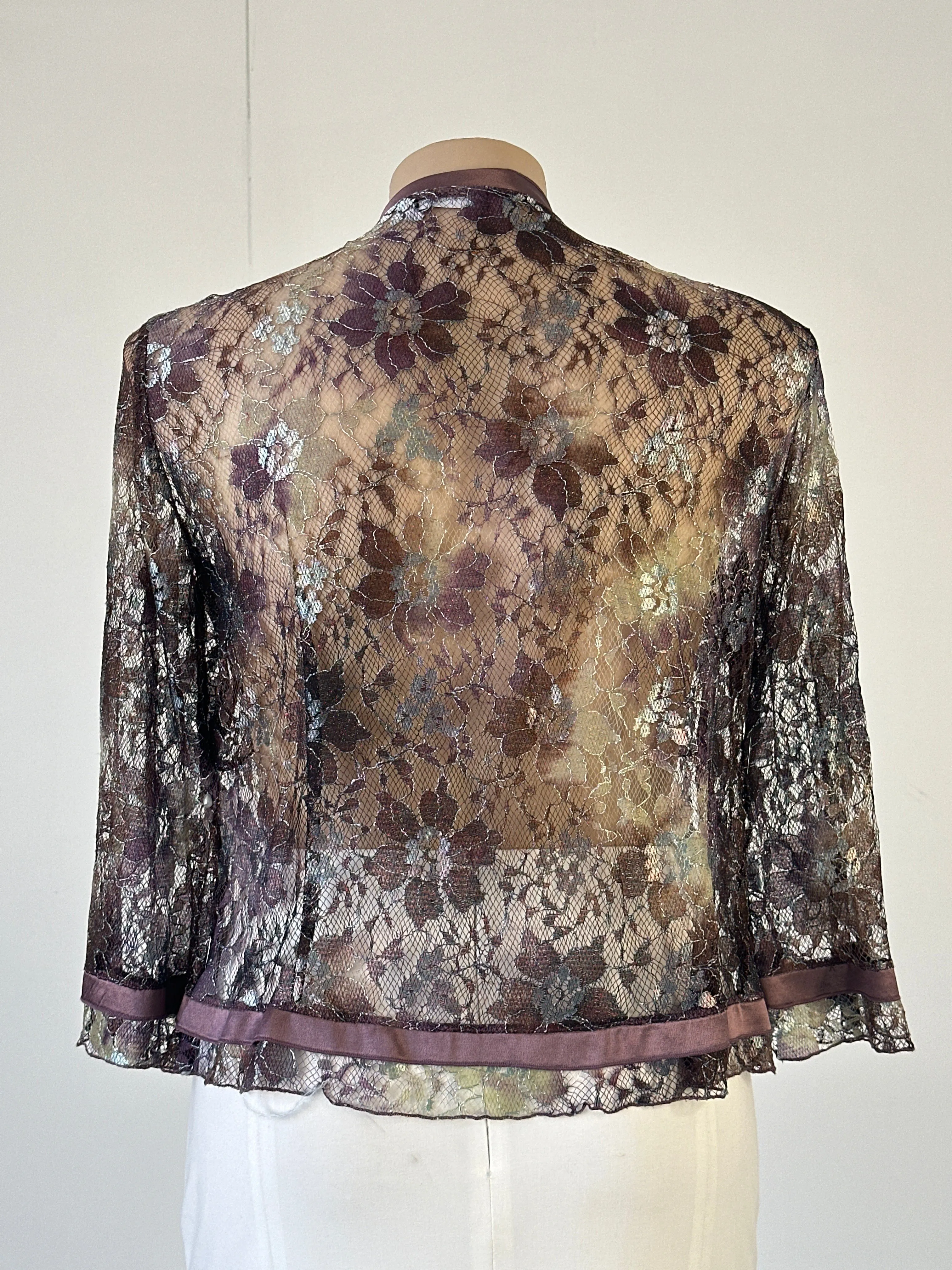 Anthea Crawford | jacket | size 18 | tie front | made in Australia 🇦🇺