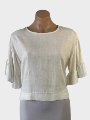Ava. | top | size 10 | elbow length sleeve