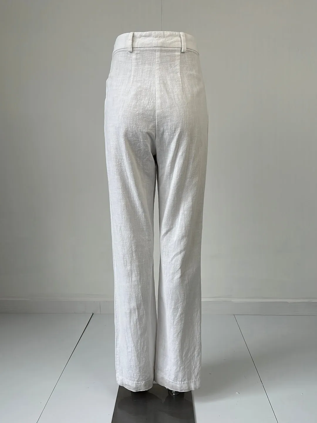 Bec   Bridge | pants | size 6 | straight leg | ramie cotton blend  | made in Australia 🇦🇺