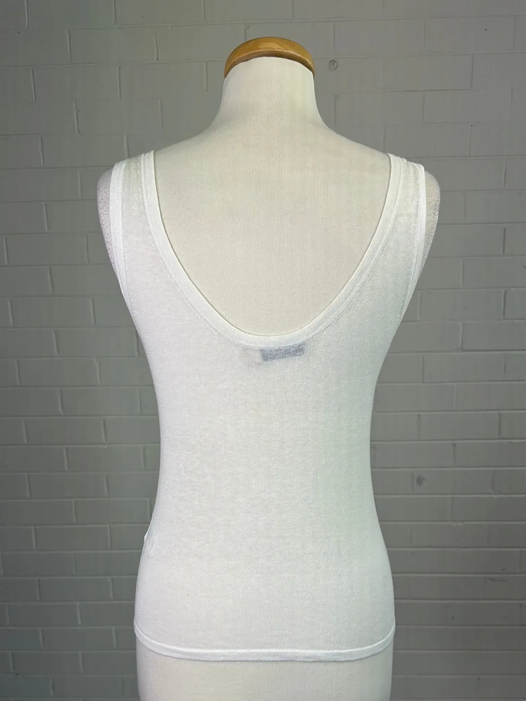 Bec   Bridge | top | size 8 | sleeveless | linen cotton blend