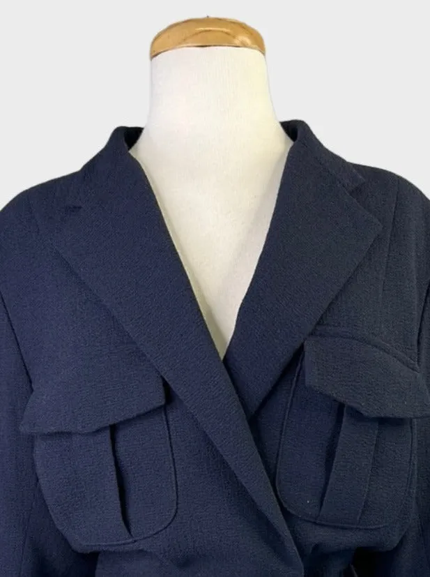 Bianca Spender | jacket | size 12 | wrap front | made in Australia 🇦🇺