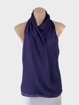 Bianca Spender | top | size 12 | sleeveless | 100% silk | made in Australia 🇦🇺