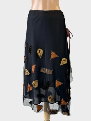 Blooms | skirt | size 10 | midi length