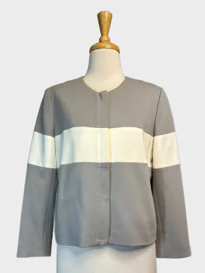 Carla Zampatti | jacket | size 10 | zip front | made in Australia 🇦🇺