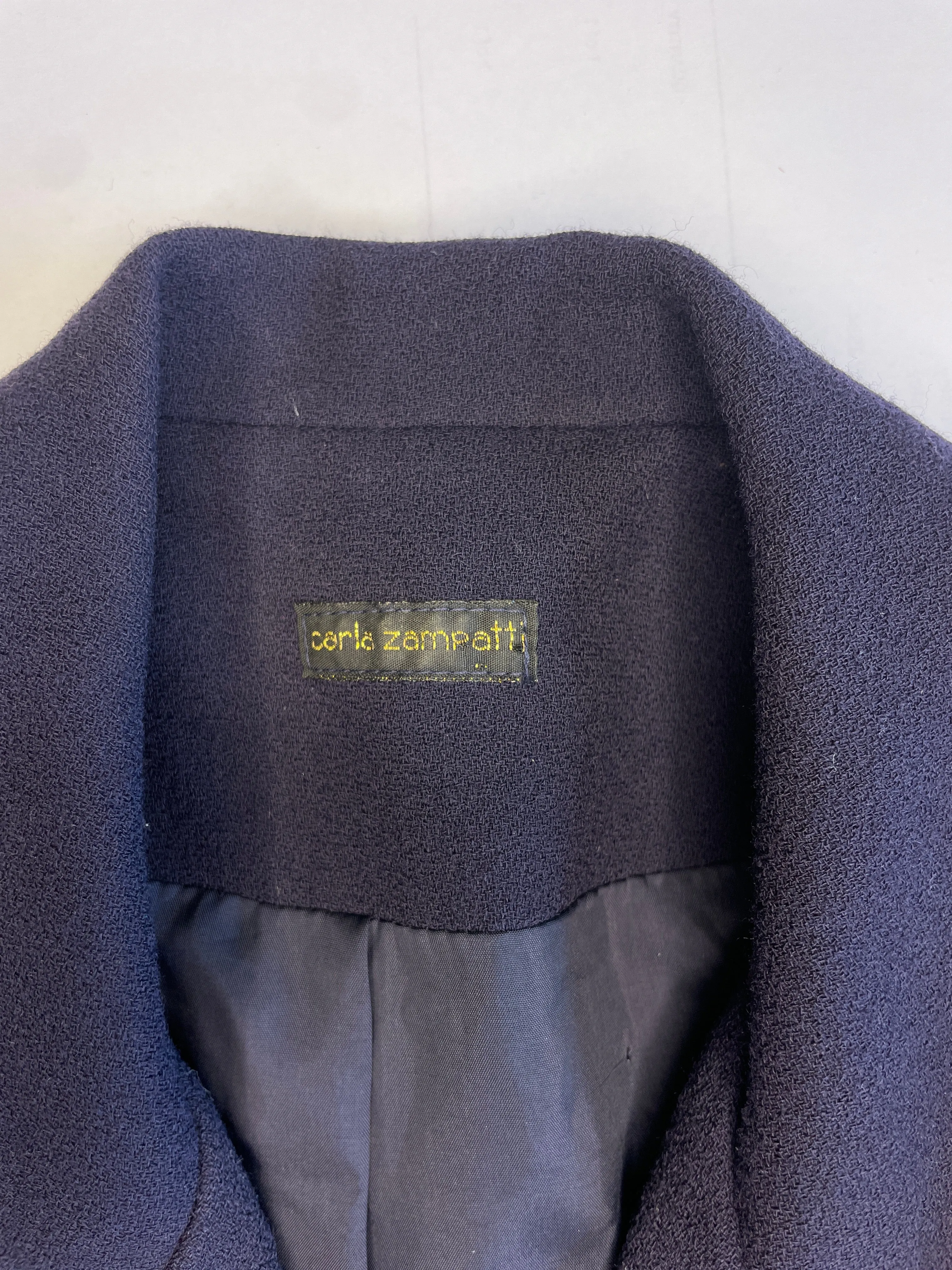 Carla Zampatti | jacket | size 8 | double breasted | 100% wool | made in Australia 🇦🇺