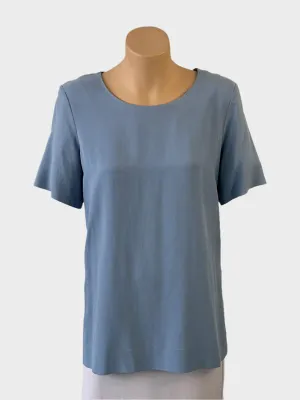 COS | top | size 10 | short sleeve | 100% silk