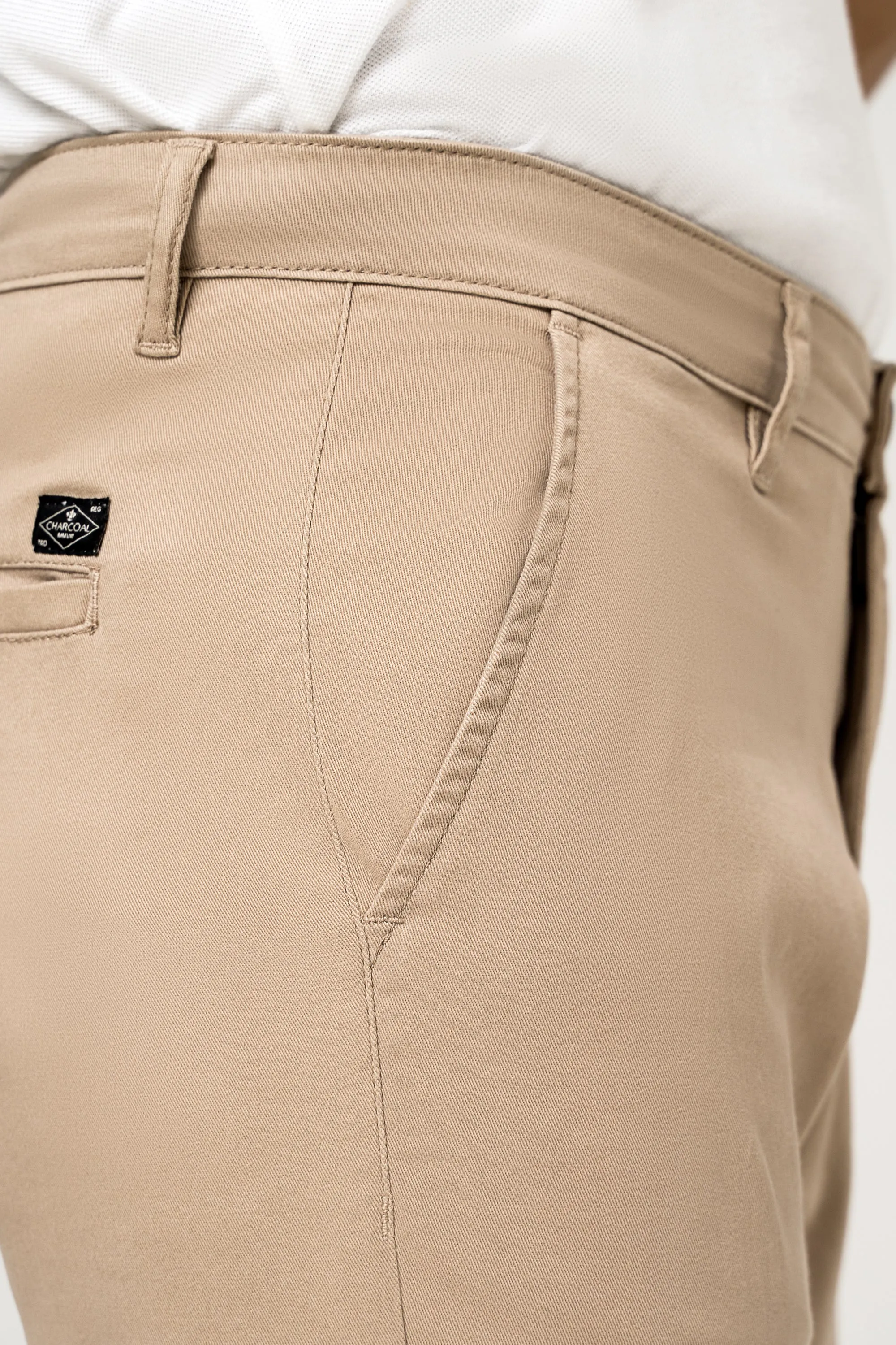 CROSS POCKET CASUAL PANT STONE