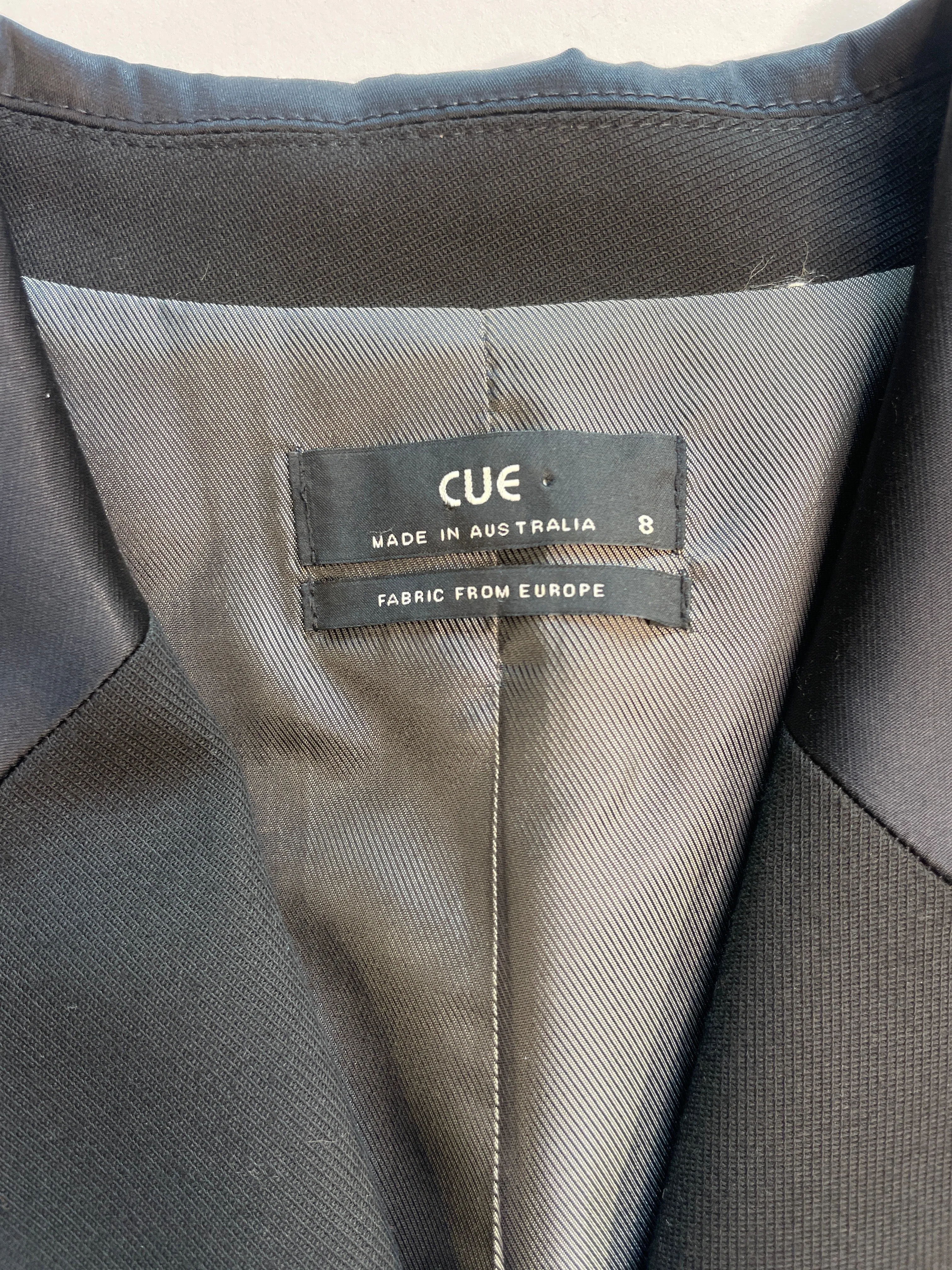 Cue | coat | size 8 | single breasted | made in Australia 🇦🇺
