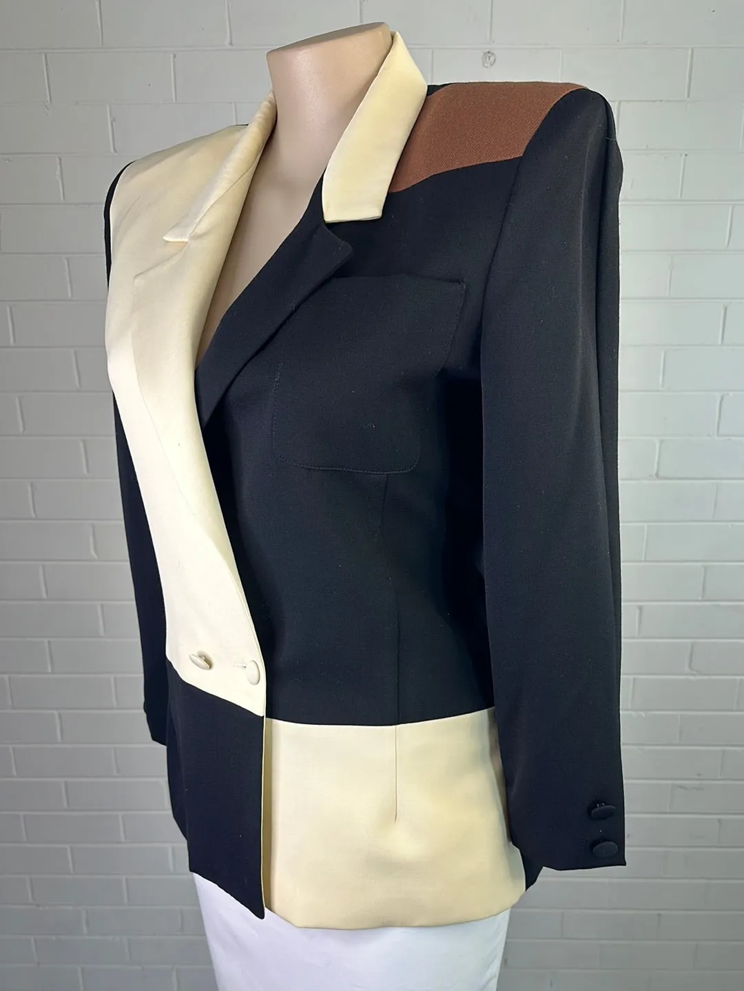 Danielle | vintage 80's | jacket | size 14 | double breasted | 100% wool | made in Australia 🇦🇺