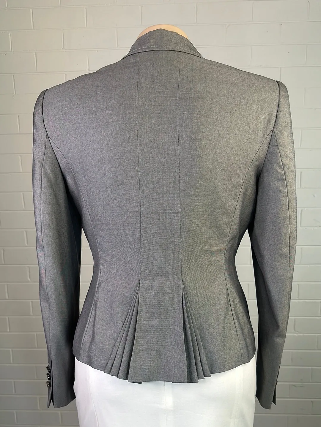 Escada | Munich | jacket | size 14 | single breasted | wool silk blend