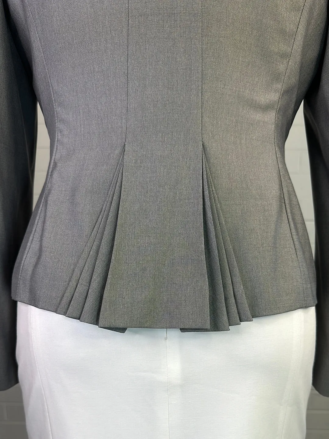 Escada | Munich | jacket | size 14 | single breasted | wool silk blend