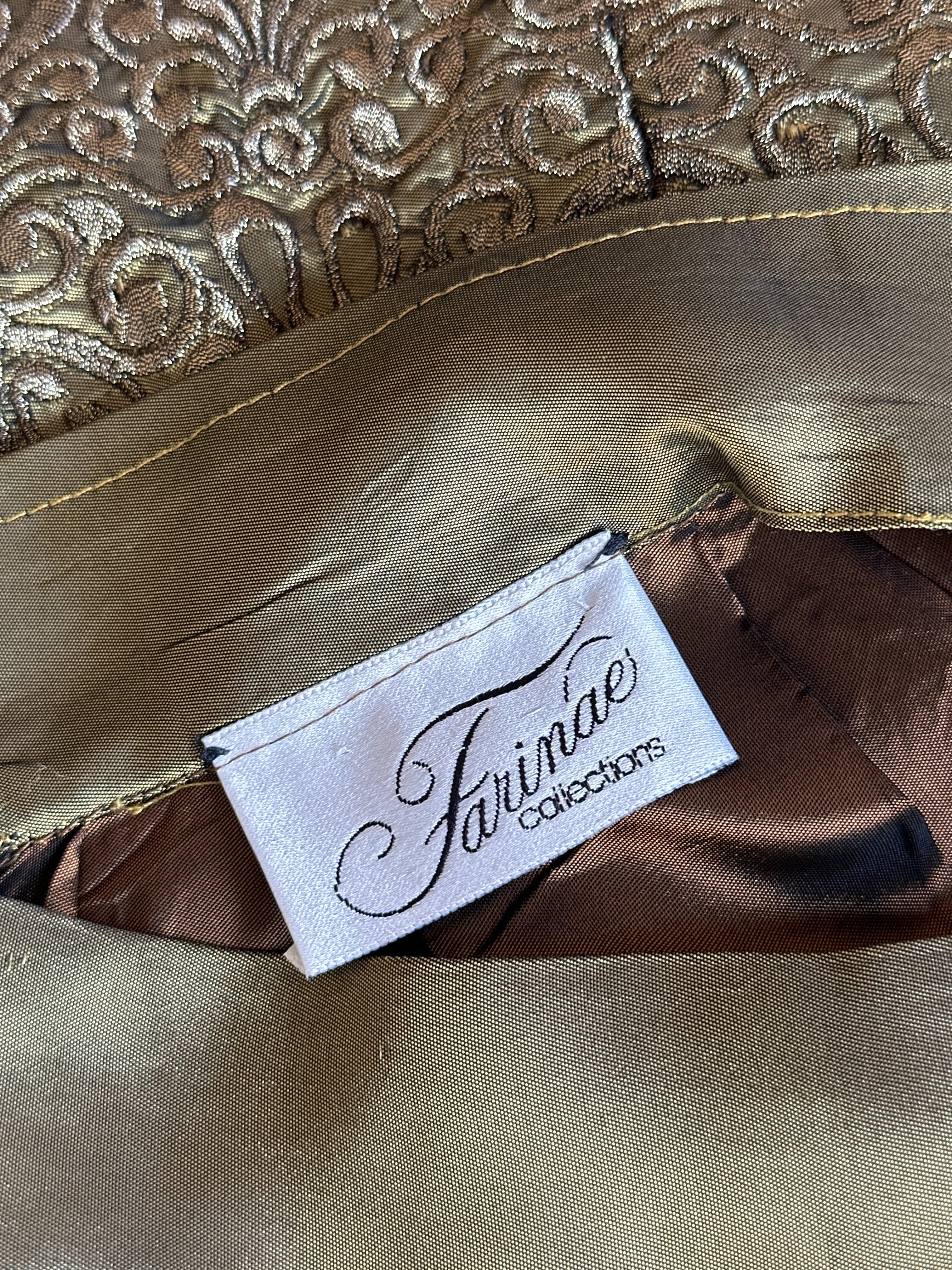 Farinae Collections | vintage 80's | skirt | size 8 | maxi length | made in the USA