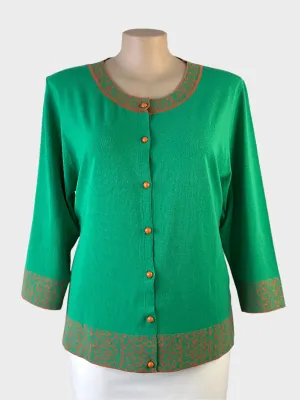 GINCAS - ITALIA | Italy | cardigan | size 14 | long sleeve | made in Italy