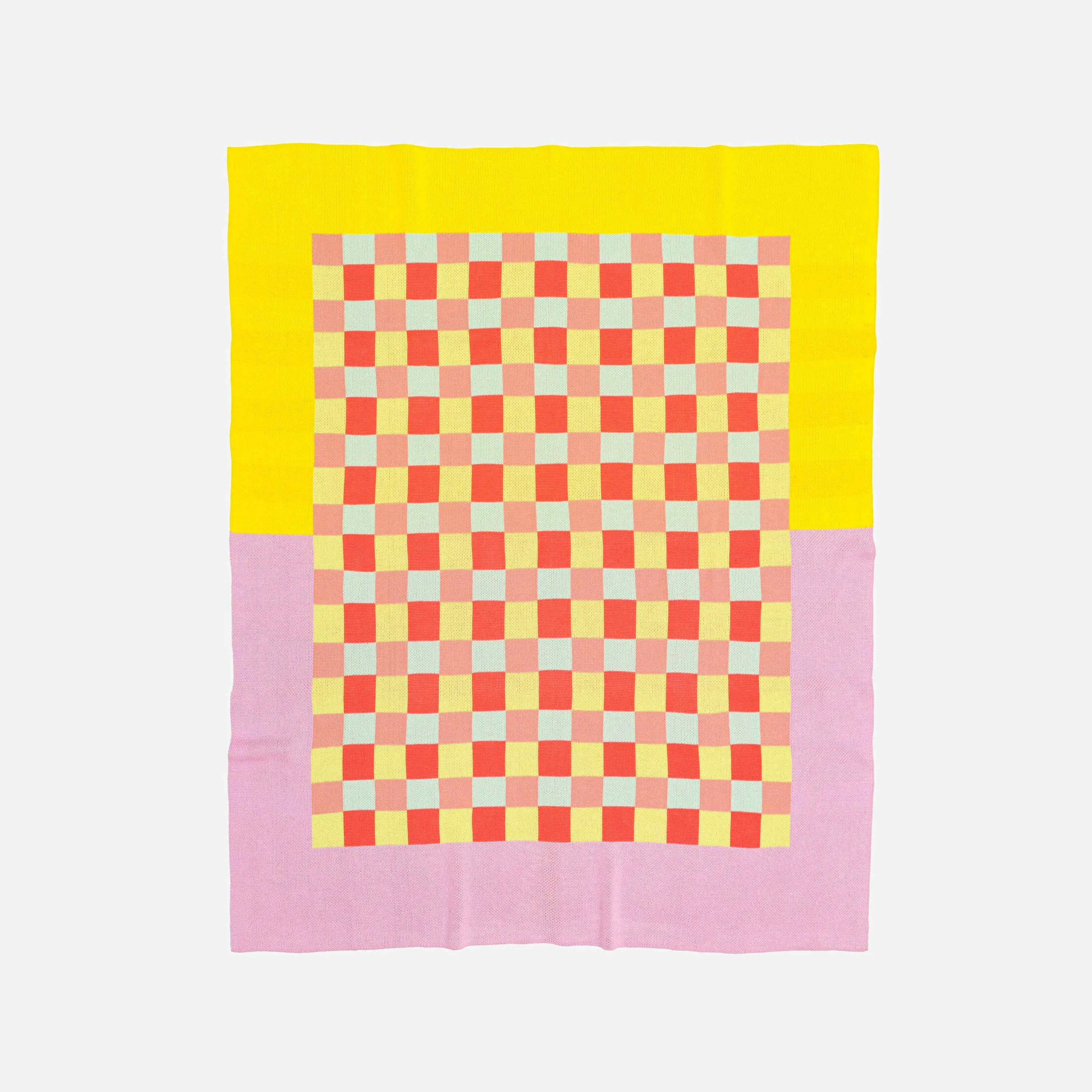 Gingham Checkerboard Throw