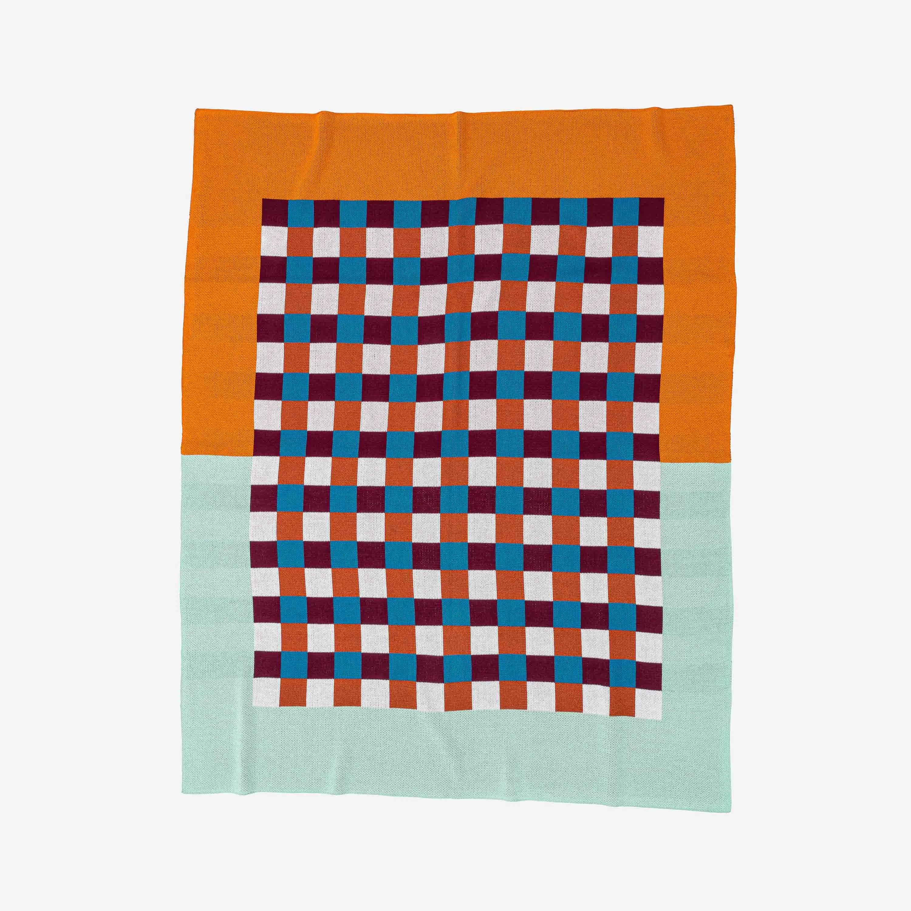 Gingham Checkerboard Throw