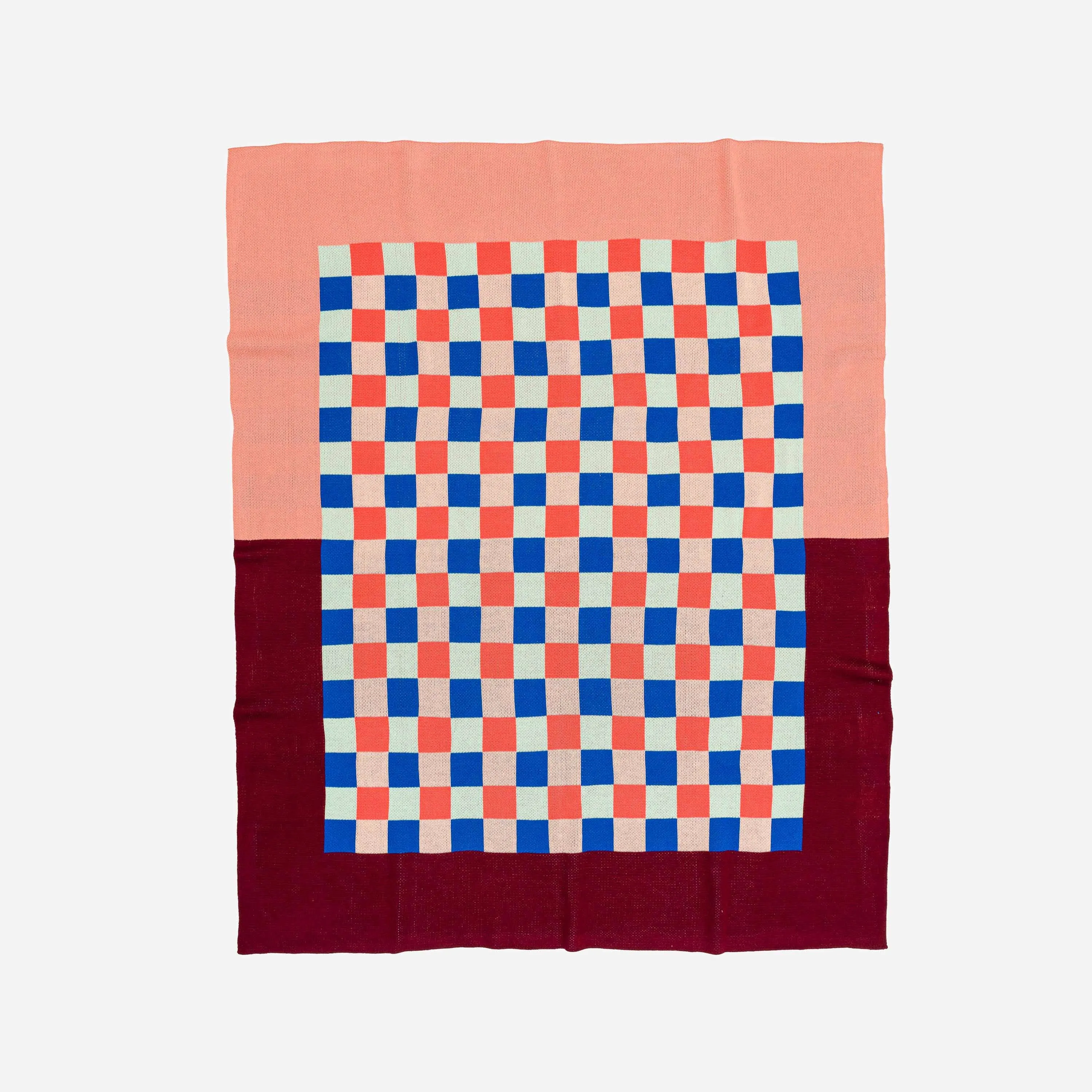 Gingham Checkerboard Throw