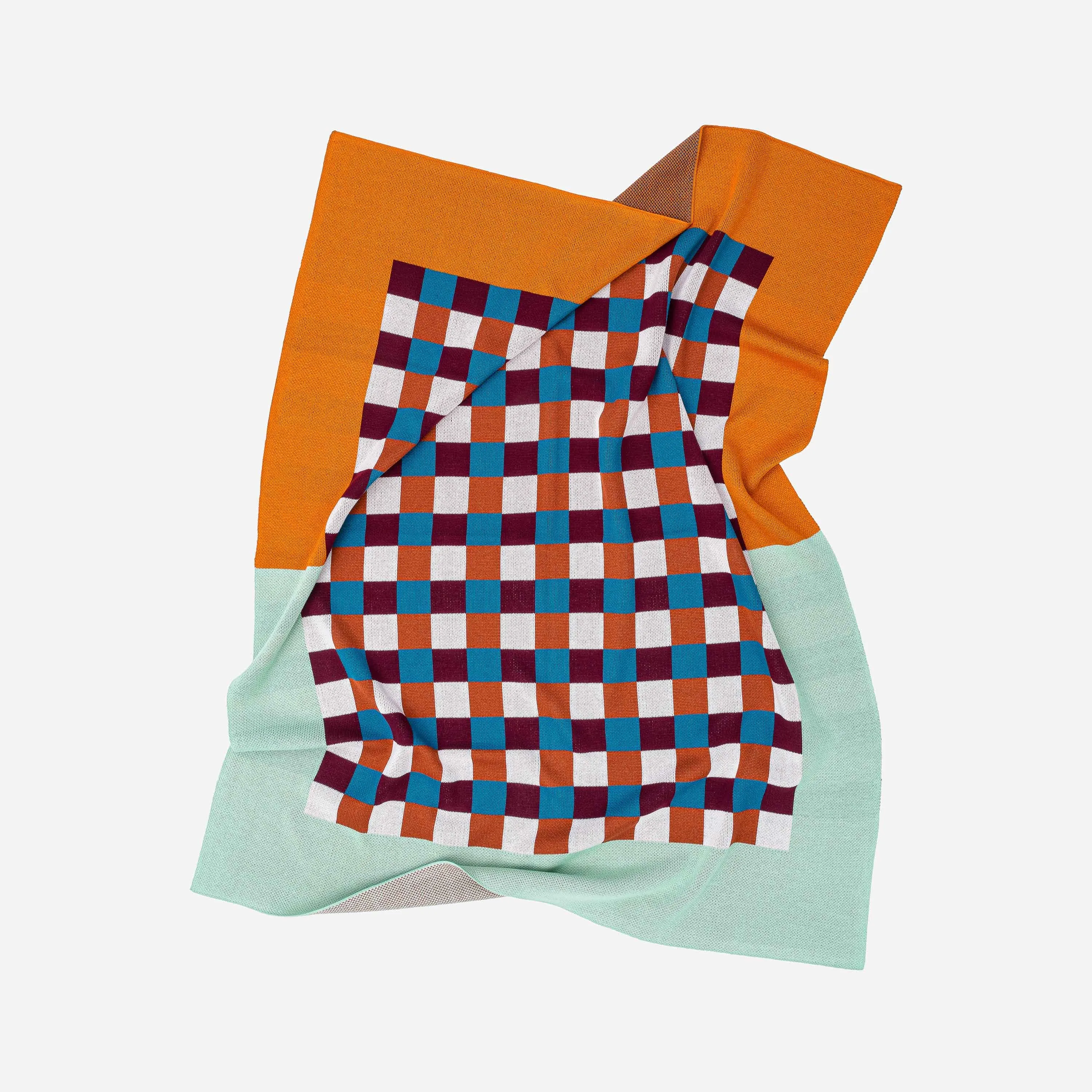 Gingham Checkerboard Throw