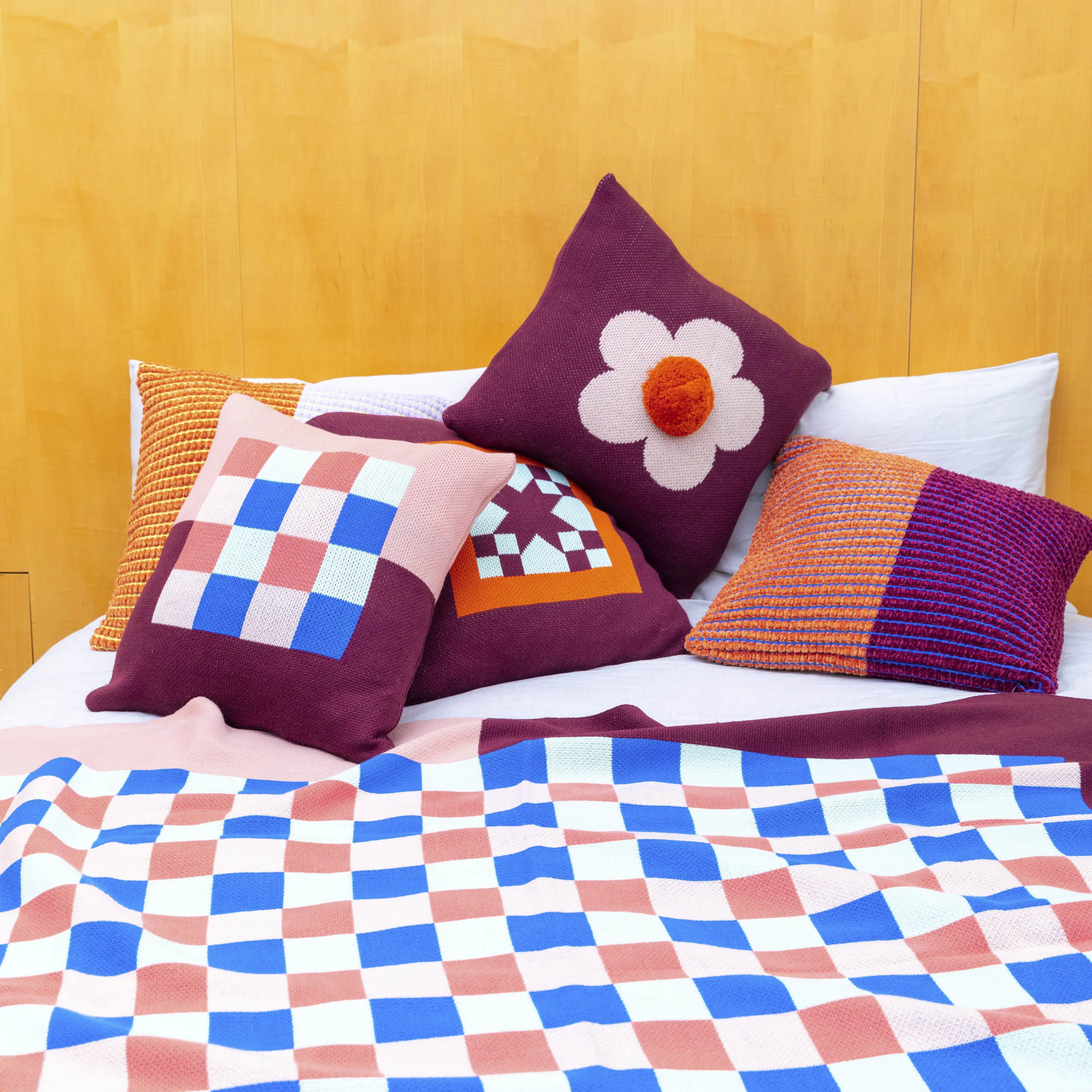 Gingham Checkerboard Throw