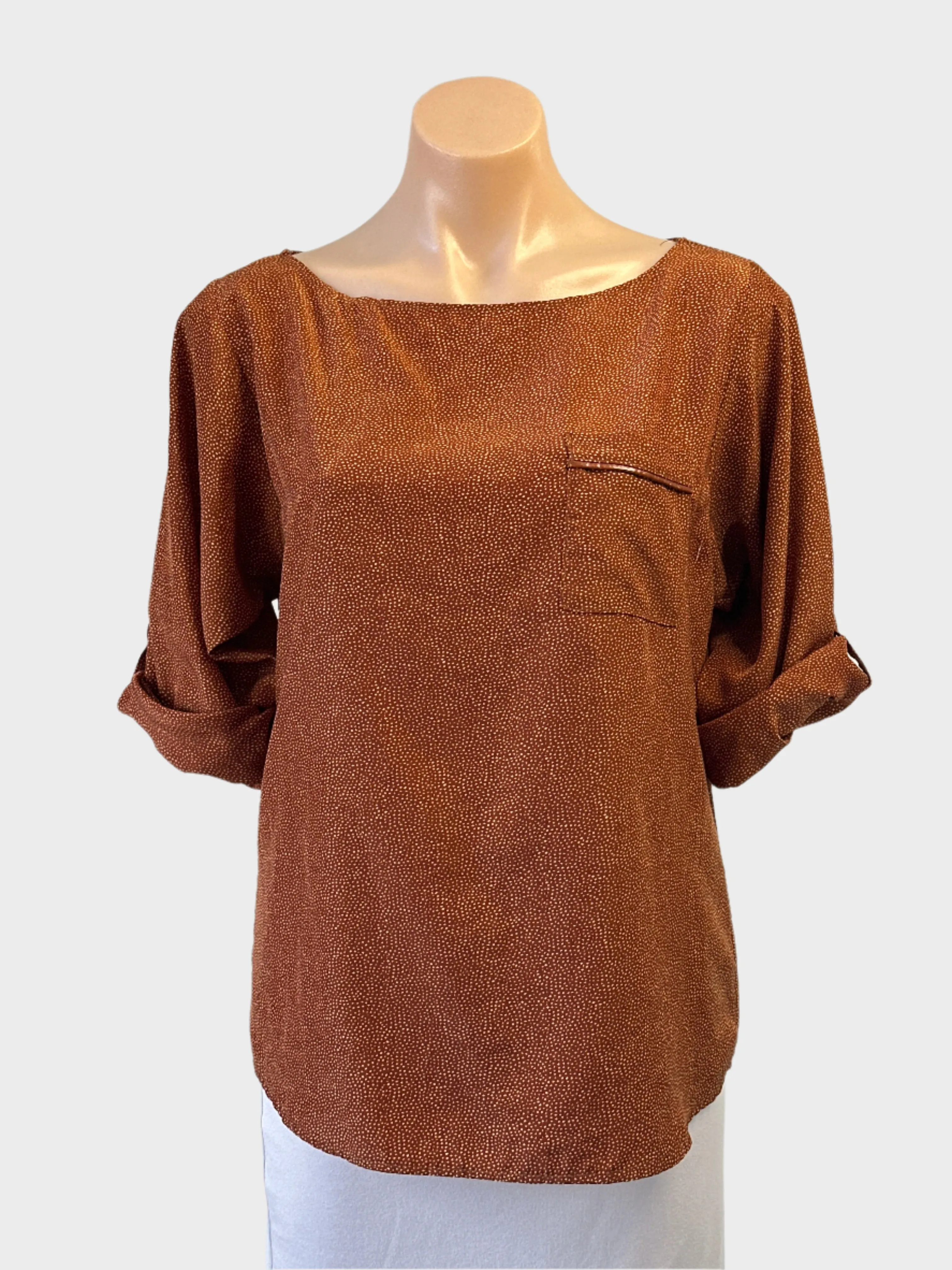 Jad | France | top | size 8 | elbow length sleeve | made in France