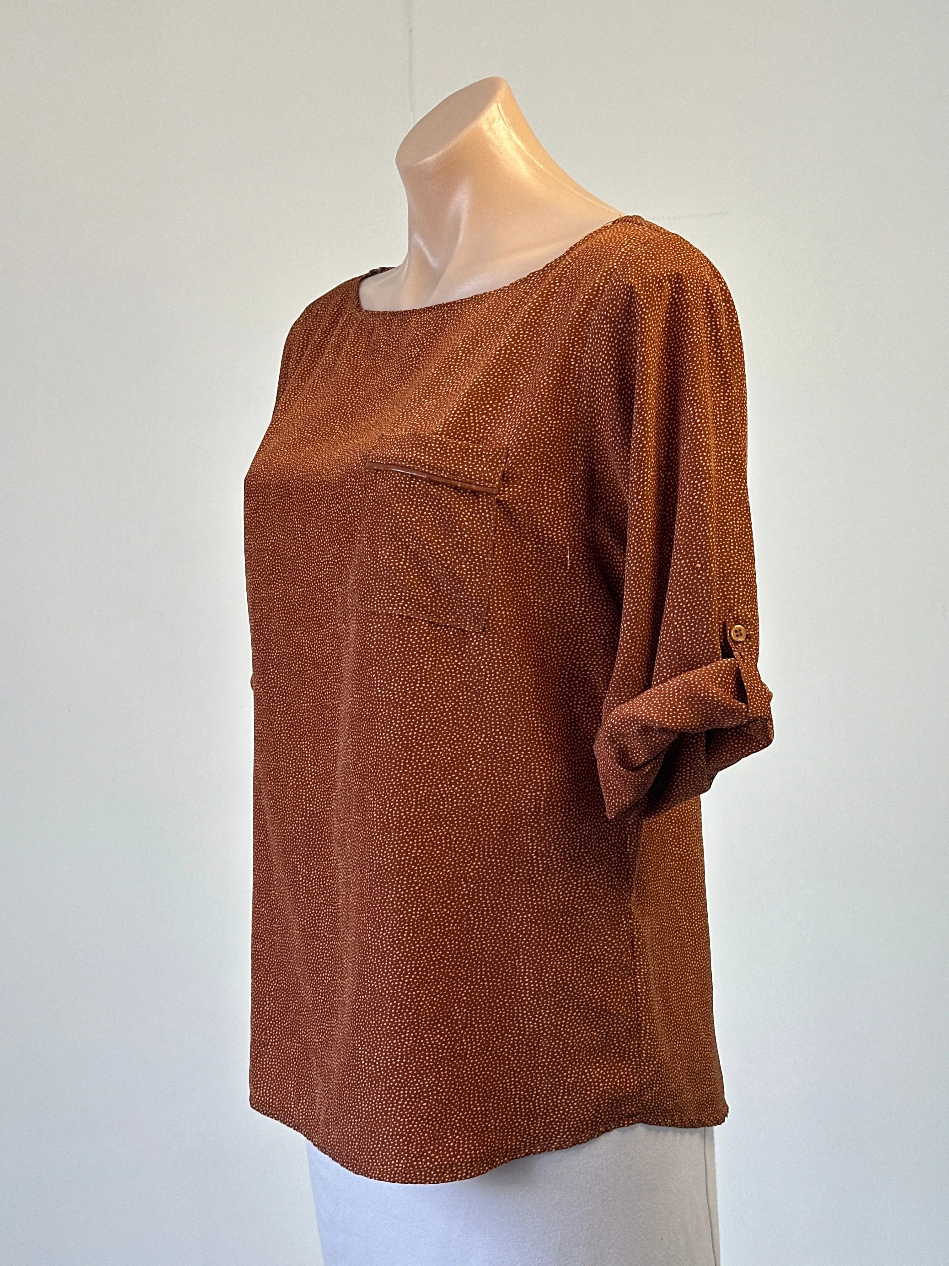 Jad | France | top | size 8 | elbow length sleeve | made in France