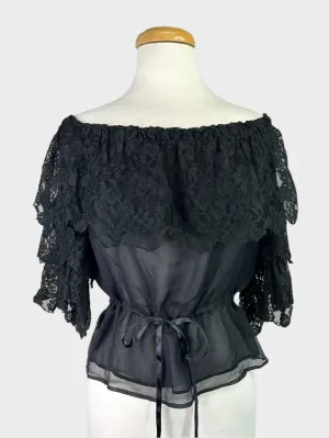 Joan Ferguson | vintage 70's | London | top | size 10 | short sleeve