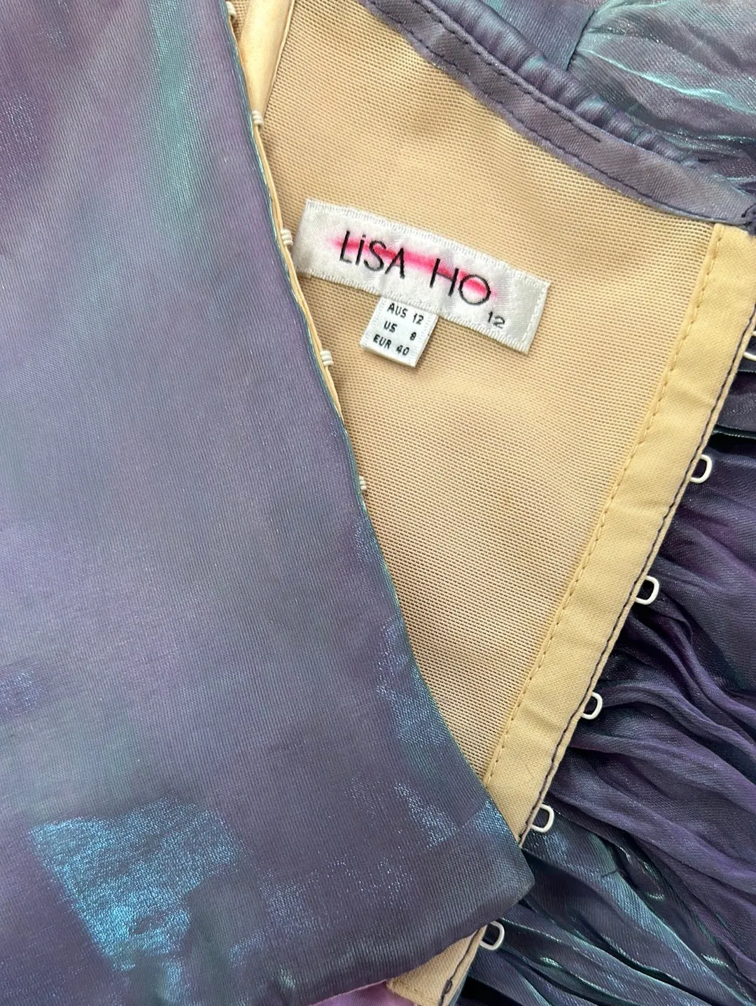 Lisa Ho | vintage 90's | top | size 12 | strapless | made in Australia