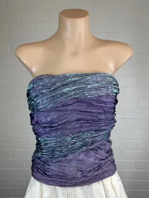 Lisa Ho | vintage 90's | top | size 12 | strapless | made in Australia