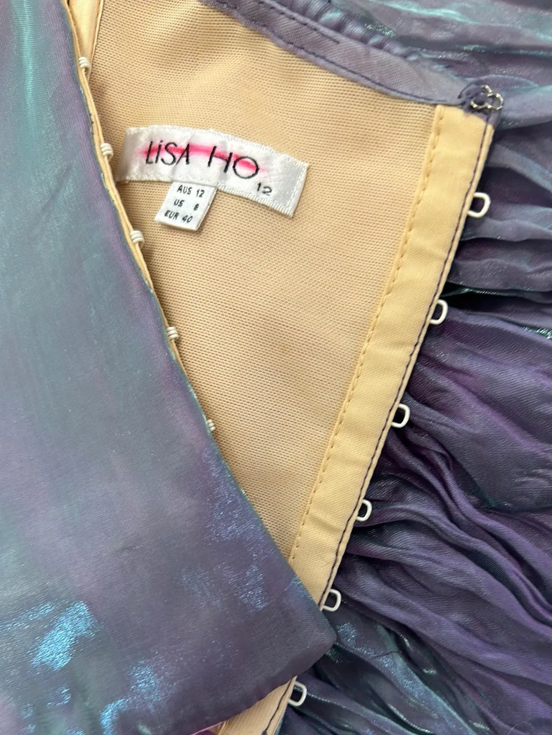 Lisa Ho | vintage 90's | top | size 12 | strapless | made in Australia