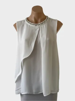 Liz Jordan | top | size 14 | sleeveless
