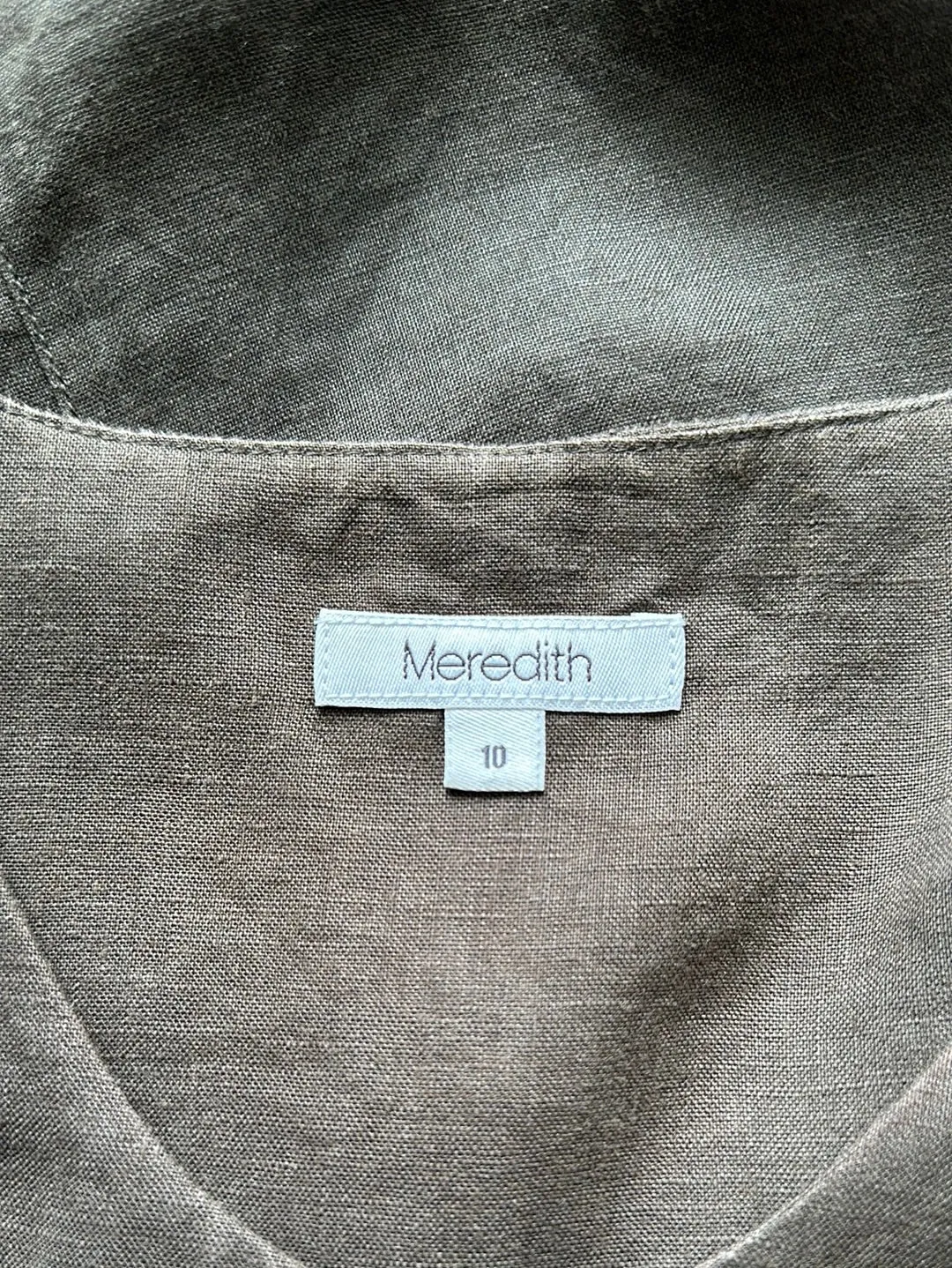 Meredith | top | size 10 | sleeveless | 100% linen
