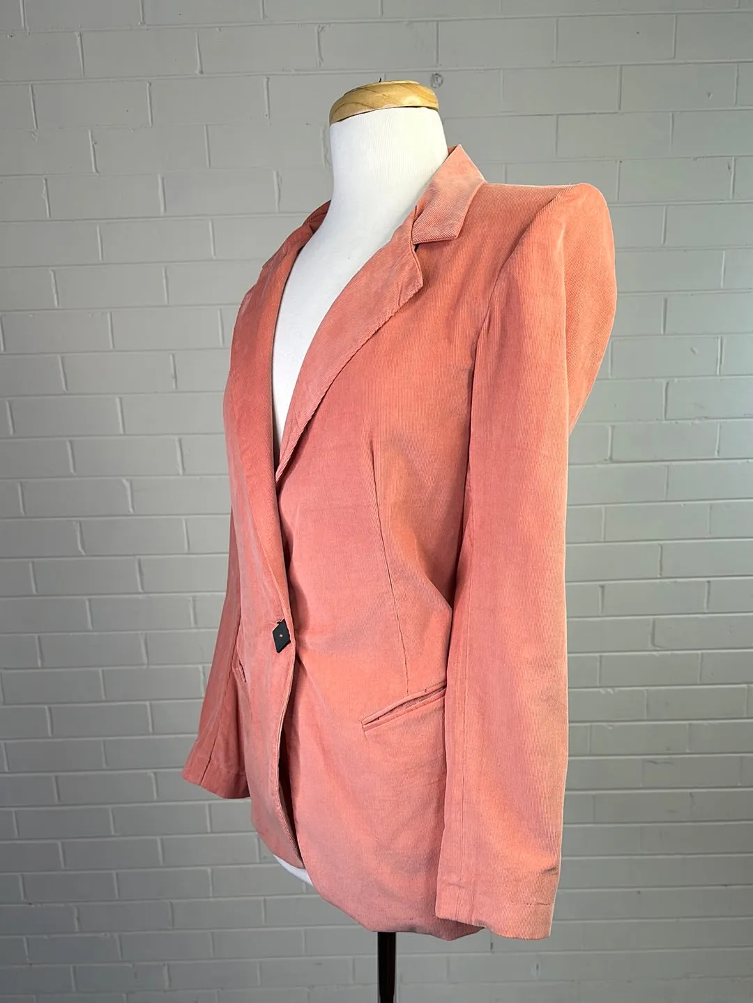 MLM LABEL | jacket | size 10 | single breasted | 100% cotton