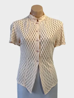 No label | vintage 50's | shirt | size 10 | short sleeve