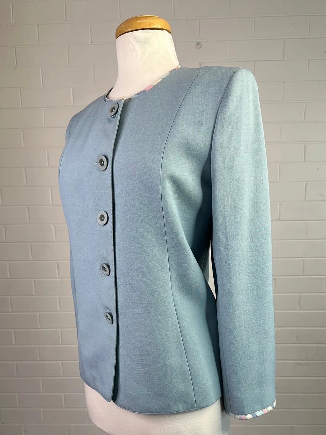 No label | vintage 80's | jacket | size 12 | single breasted