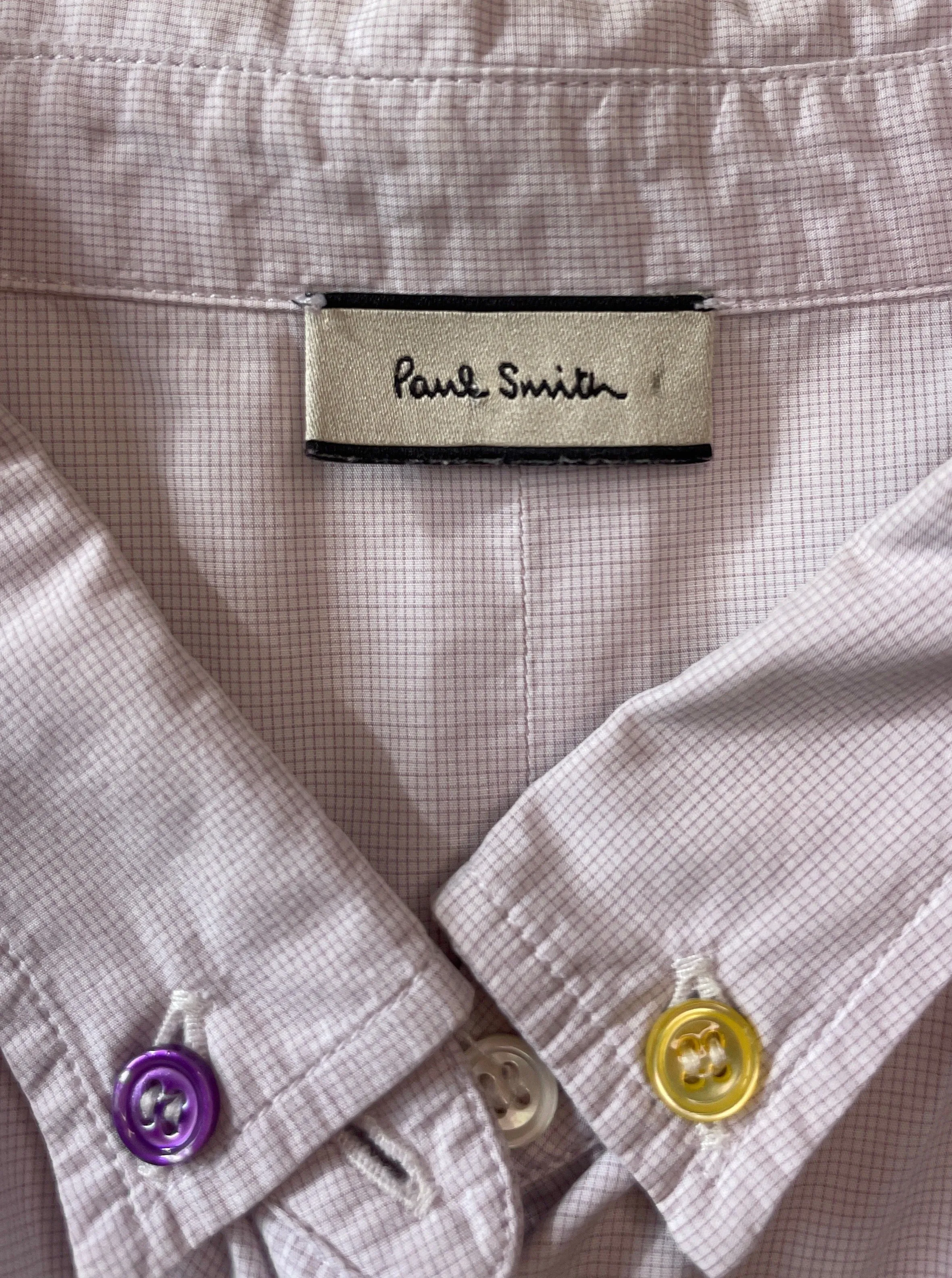 Paul Smith | London | shirt | size 8 | long sleeve | 100% cotton | made in Italy