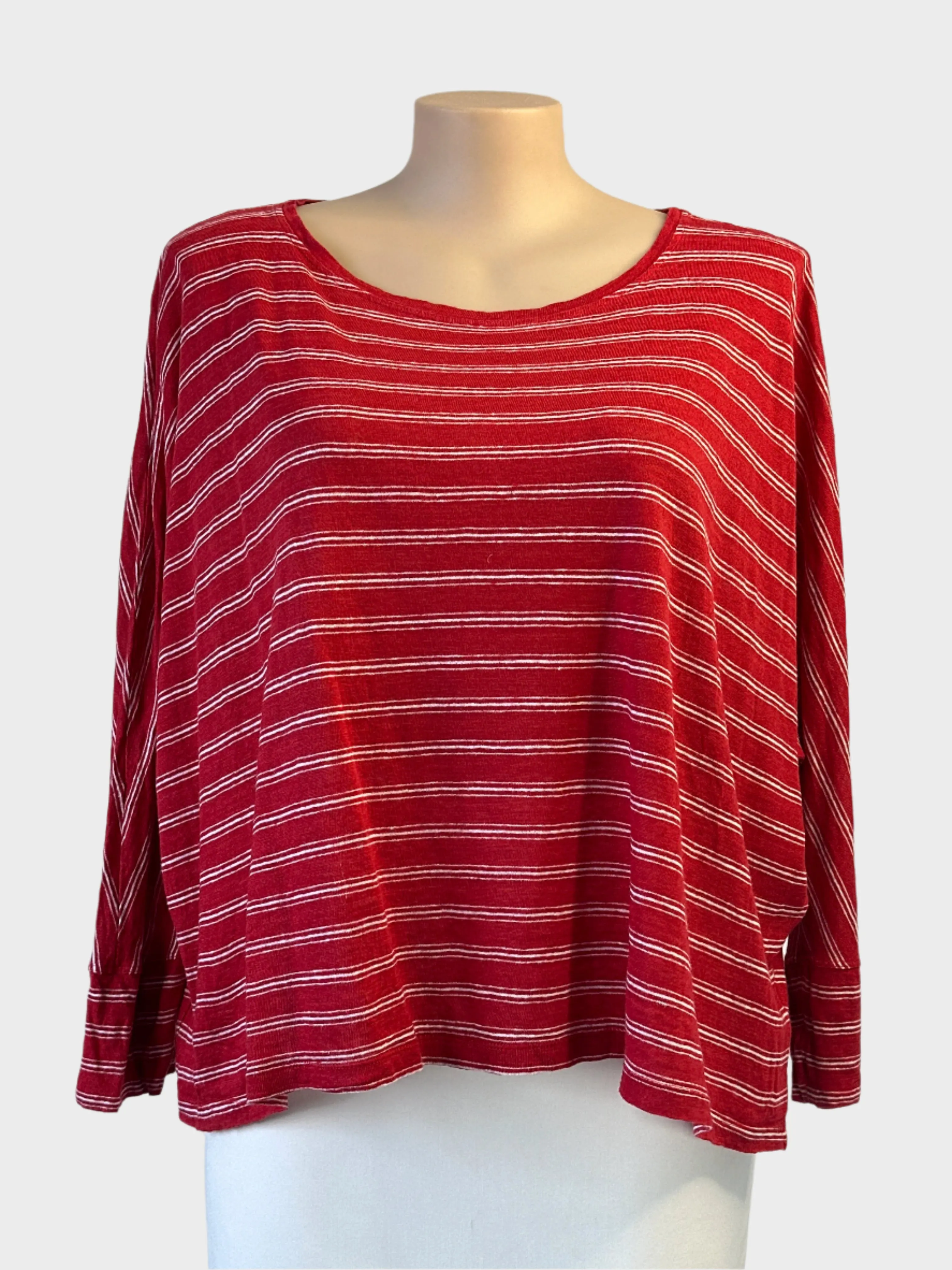 Piper | top | size 14 | long sleeve | 100% linen