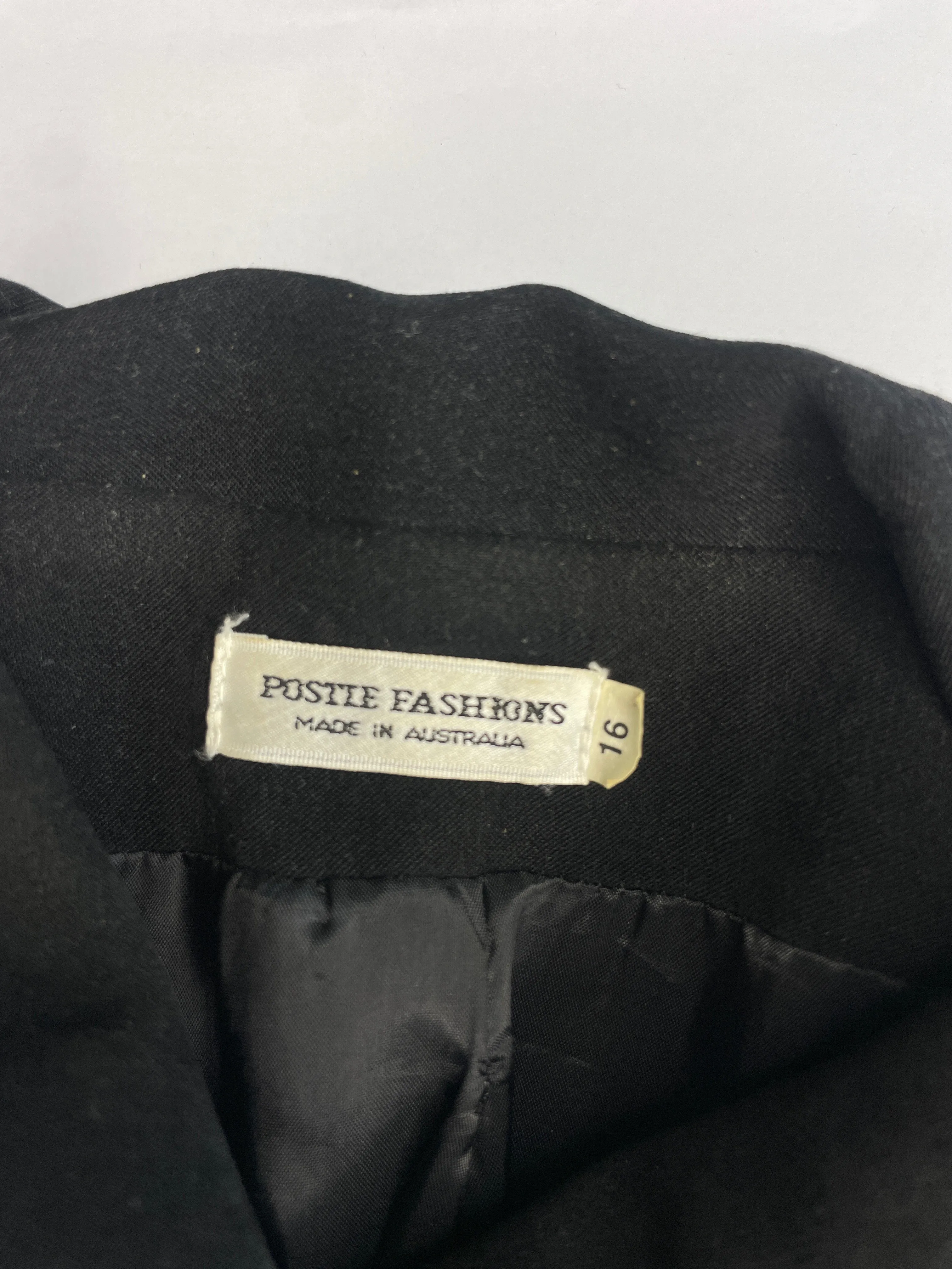 POSTIE FASHIONS | vintage 90's | jacket | size 16 | zip front | made in Australia 🇦🇺