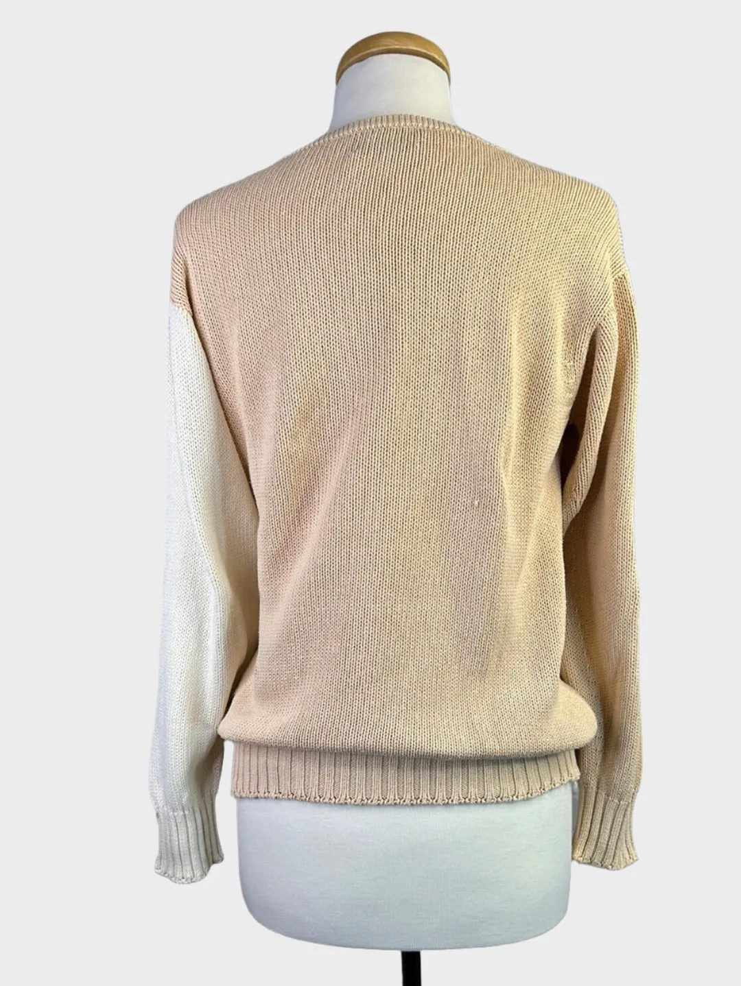 Pringle | Scotland | vintage 80's | sweater | size 12 | crew neck | 100% cotton | made in Scotland