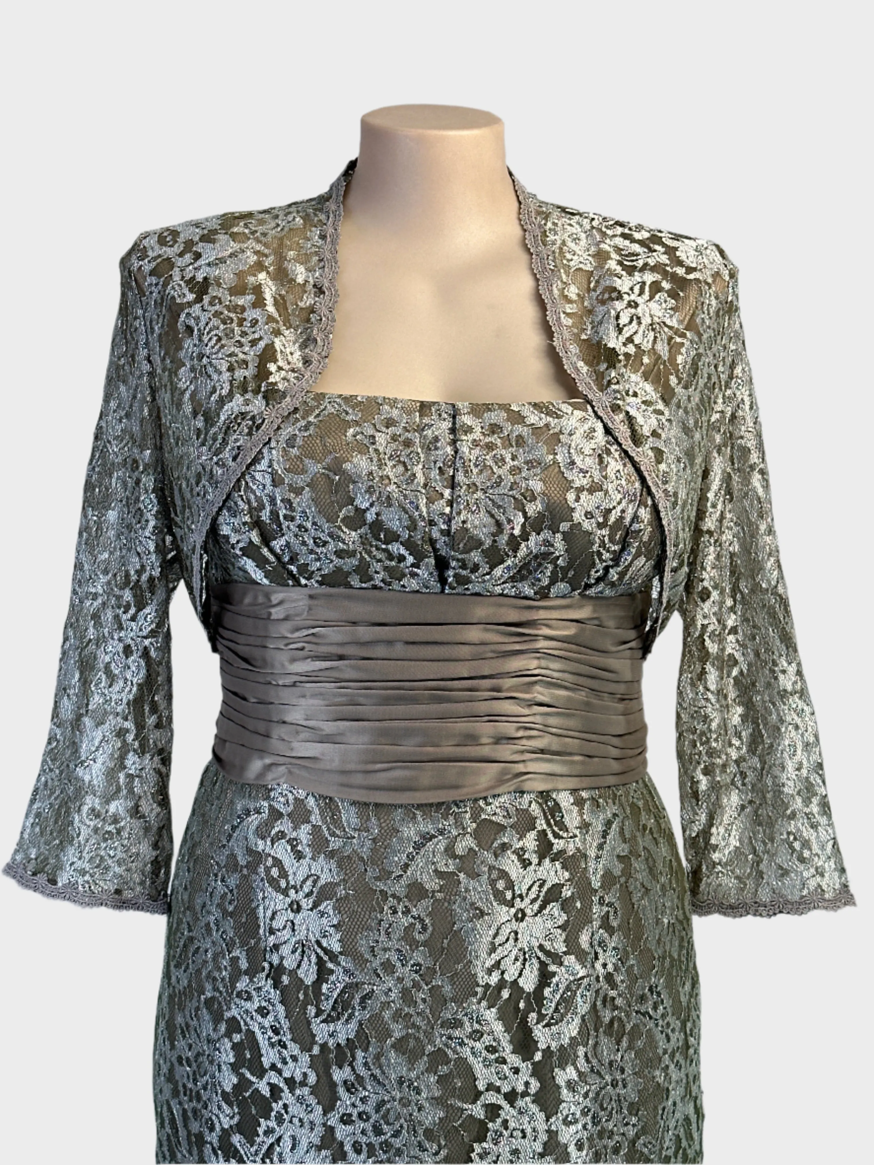 Queenspark | dress & jacket set | size 16 | knee length