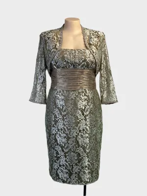 Queenspark | dress & jacket set | size 16 | knee length
