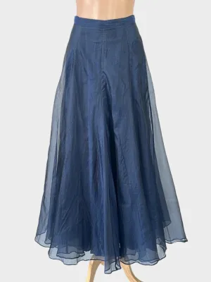 Revel | vintage 80's |skirt | size 10 | maxi length | 100% silk