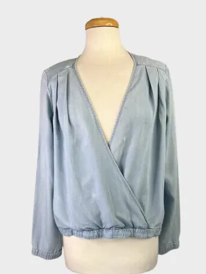 sass & bide | top | size 8 | long sleeve | 100% lyocell