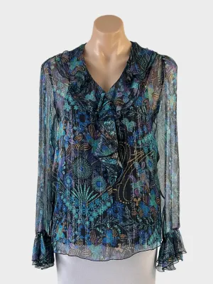 See by Chloé | Paris | top | size 10 | long sleeve | 100% silk