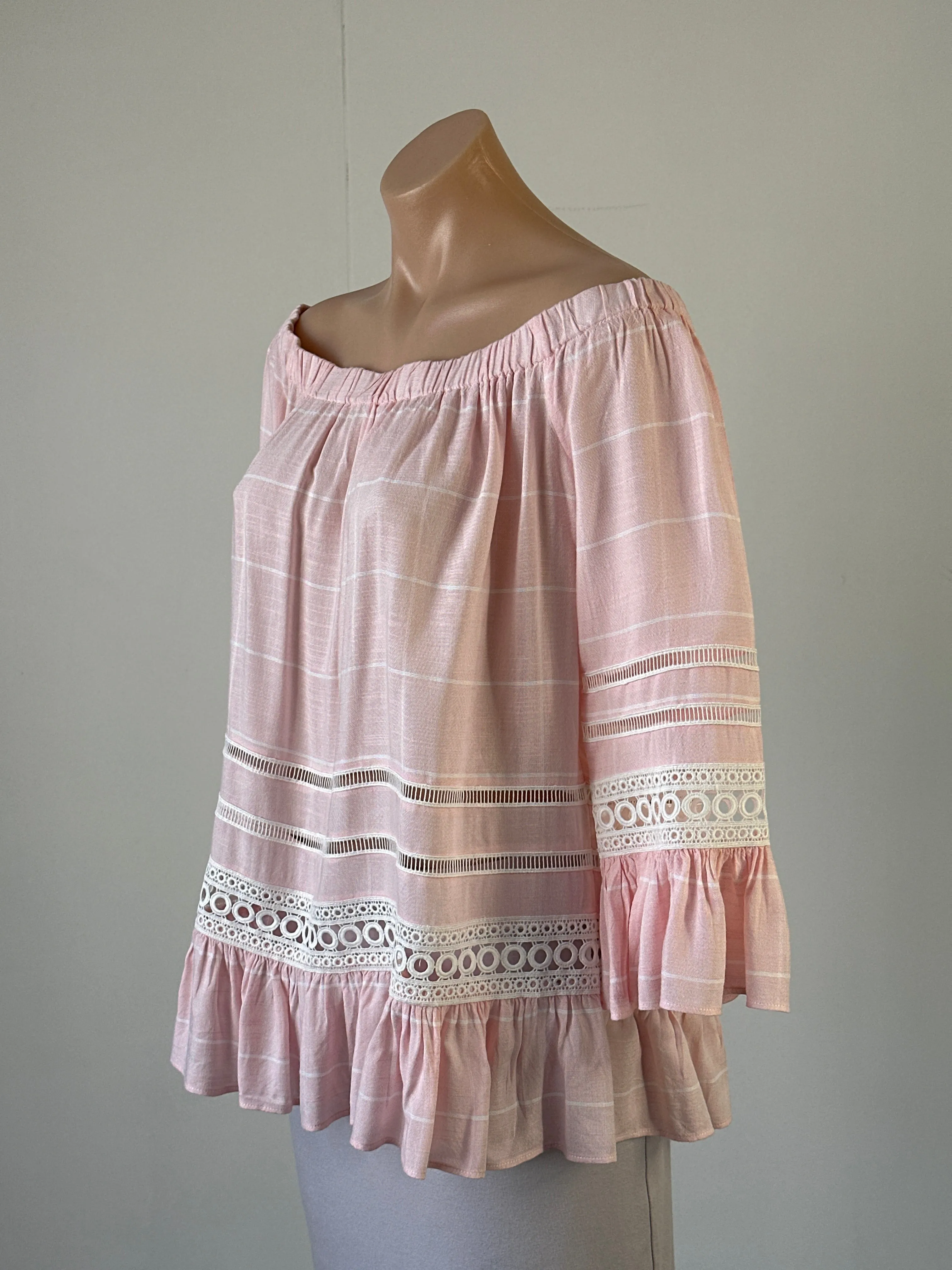 Seed | top | size 10 | elbow length sleeve