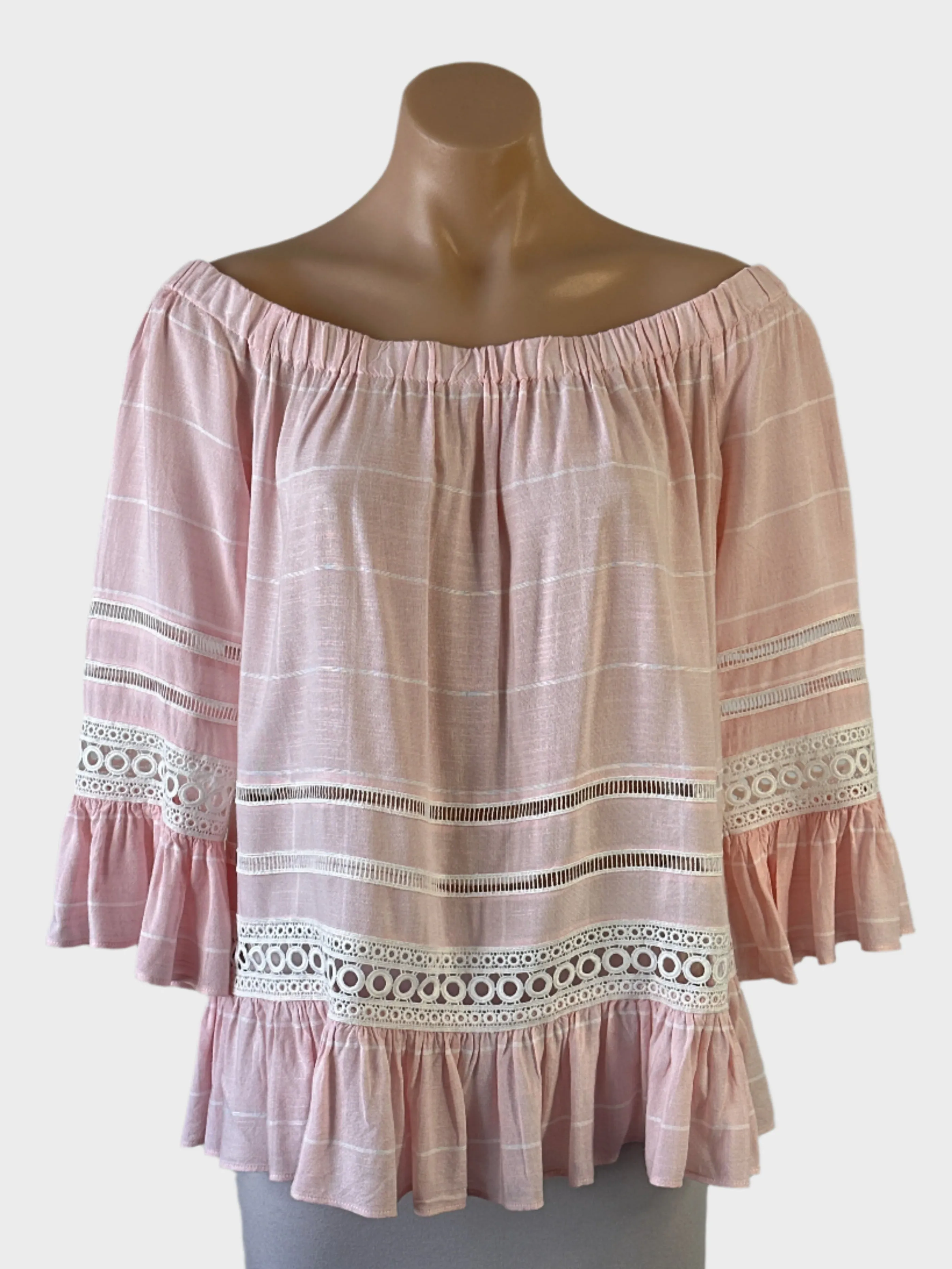 Seed | top | size 10 | elbow length sleeve