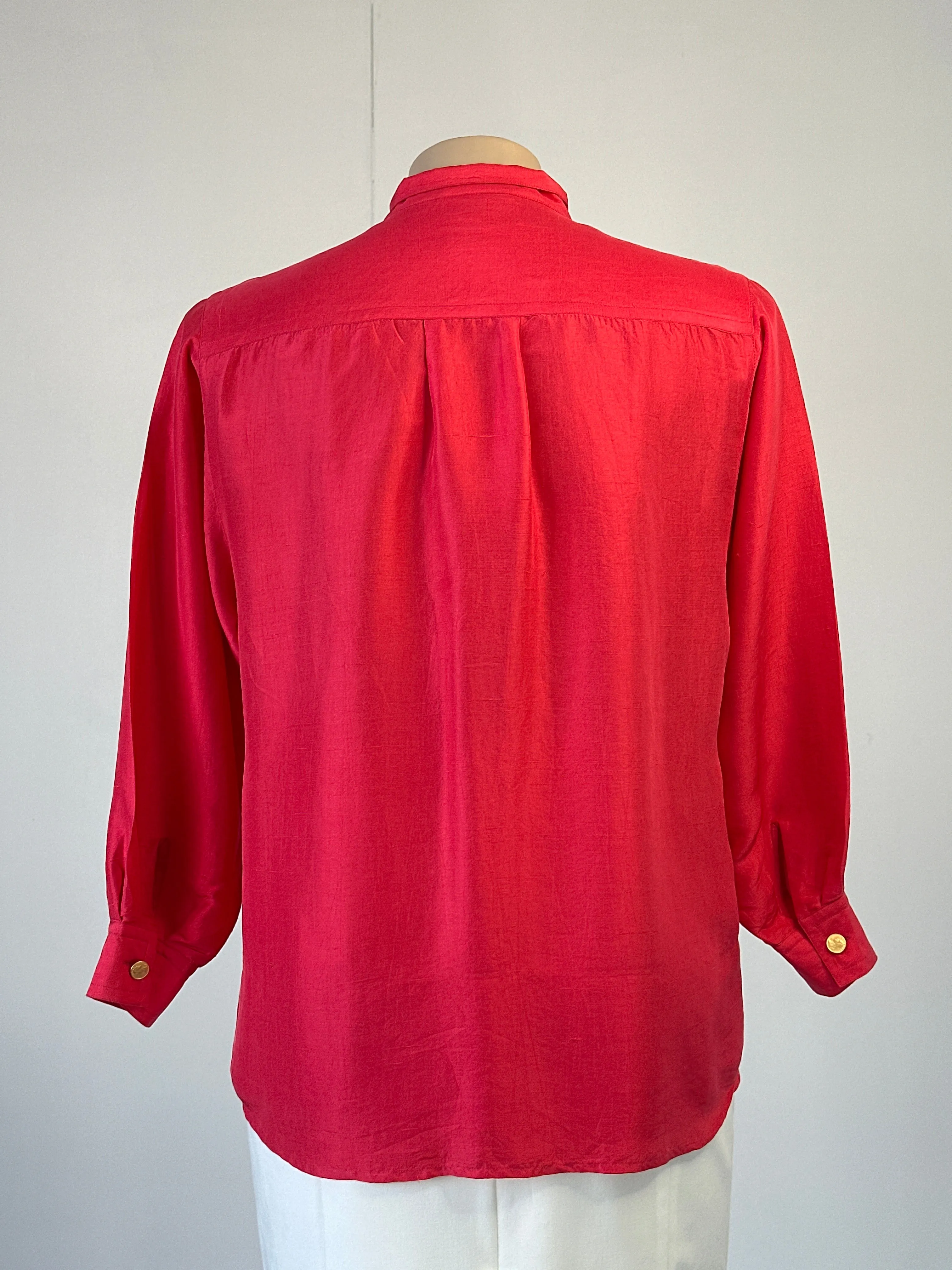Silk Caress | shirt | size 18 | long sleeve | 100% silk