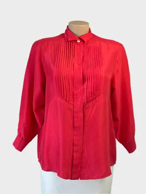 Silk Caress | shirt | size 18 | long sleeve | 100% silk