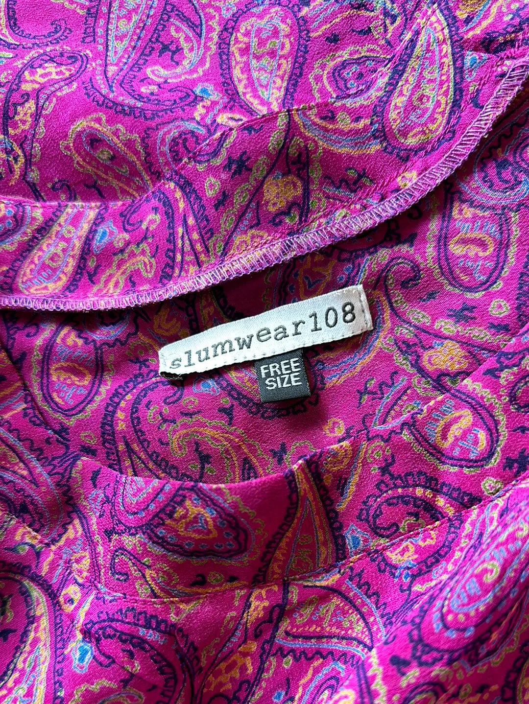 slumwear108 | top | one size | three quarter sleeve